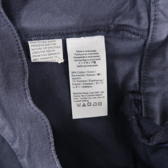 Madewell Emmett Pants Womens 31 Gray Wide Leg Cropped High Rise Welt Pockets - Picture 10 of 11